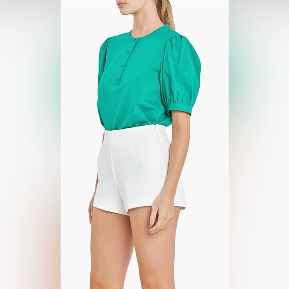 English Factory Mixed Media Puff
Sleeve‎ Top L NWT - Picture 3 of 10